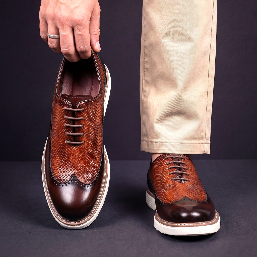Franklin | Verfijnde Wingtip Brogues