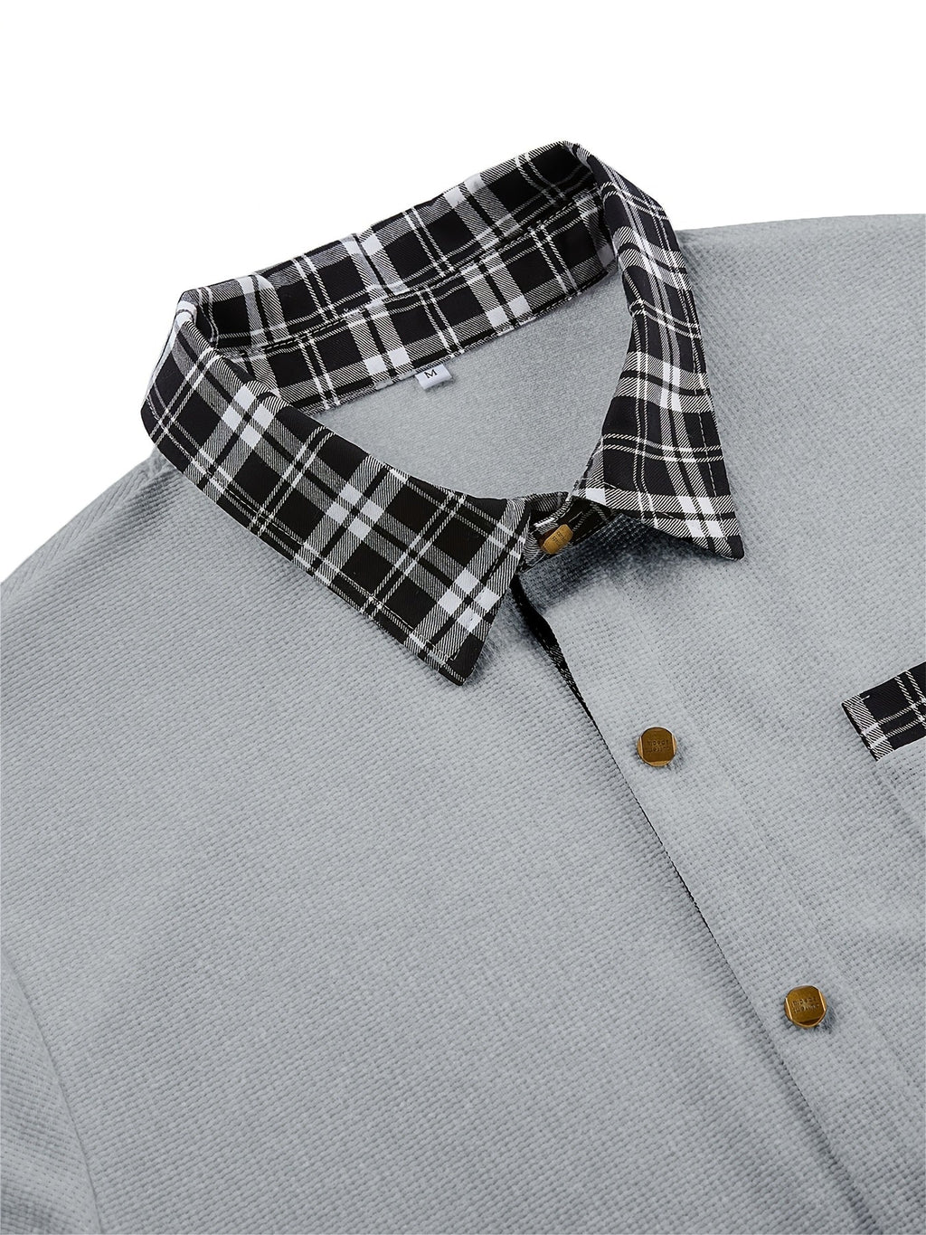 Spencer | Textured Contrast-Trim Shirt