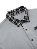 Spencer | Textured Contrast-Trim Shirt