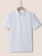 Sawyer | Textured Knit Polo Shirt