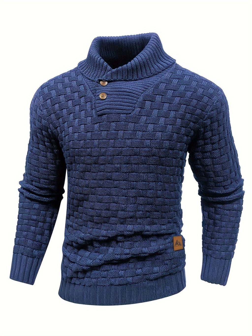Malcolm | Textured Shawl-Collar Sweater