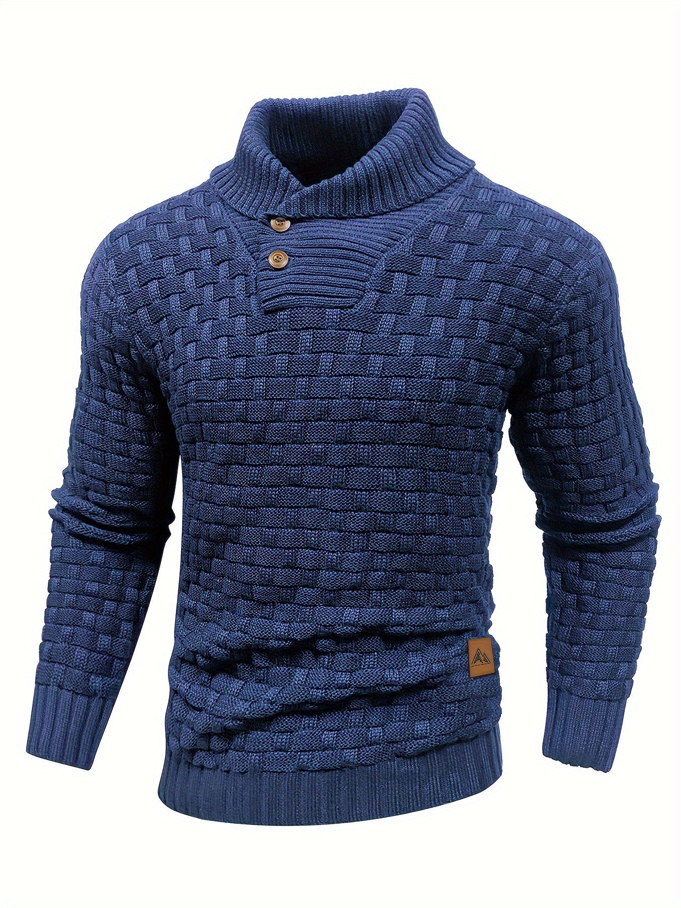 Malcolm | Textured Shawl-Collar Sweater