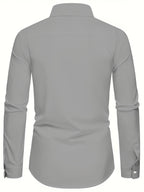 Harlan | Contrast-Trim Overhemd met Knopen