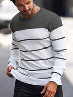 Bennington | Klassieke Gestreepte Crewneck Trui