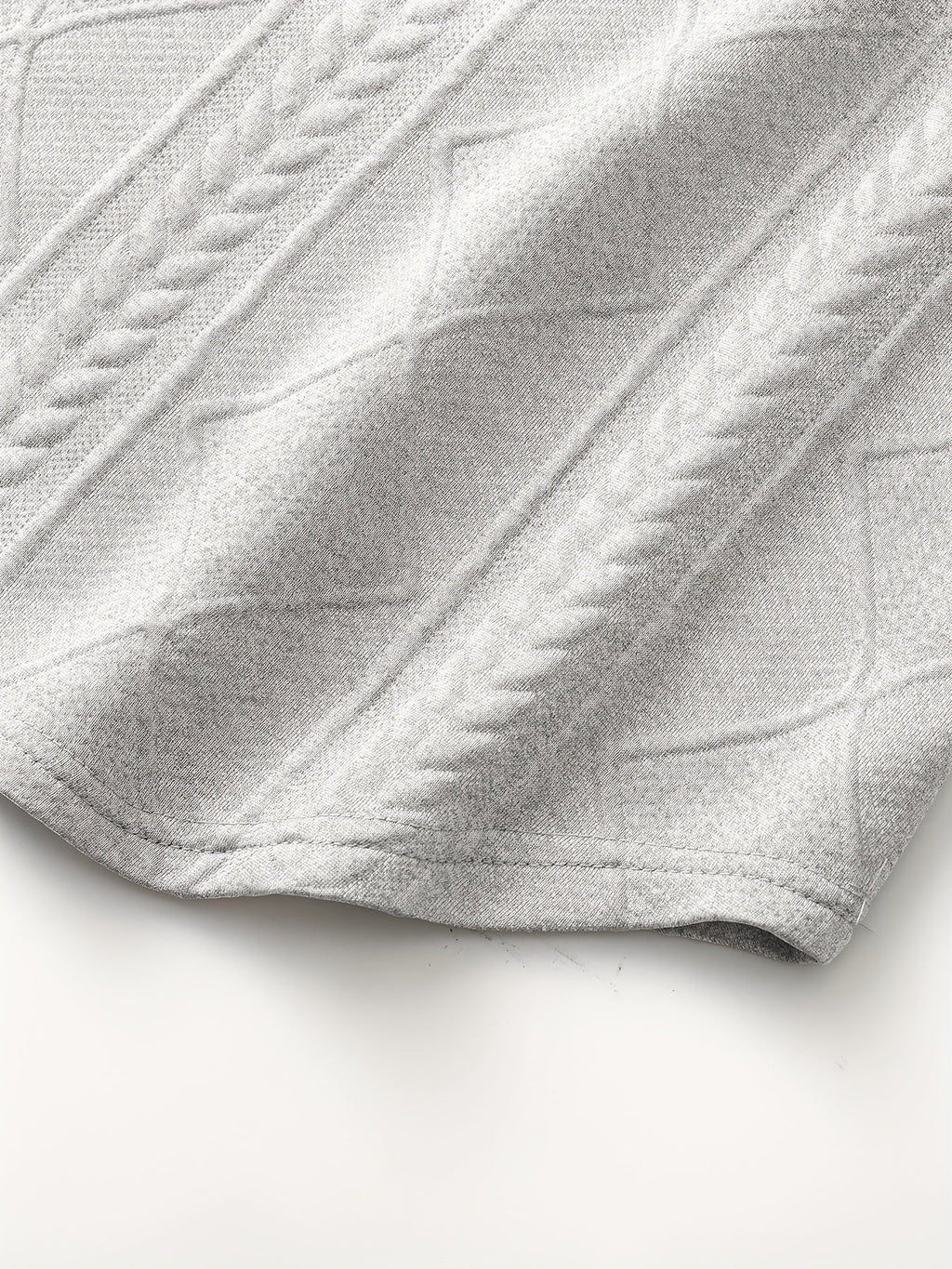 Bryce | Getextureerde Ronde Hals Lange Mouwen Top