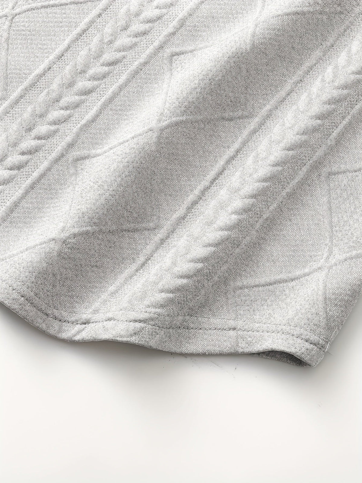 Bryce | Getextureerde Ronde Hals Lange Mouwen Top
