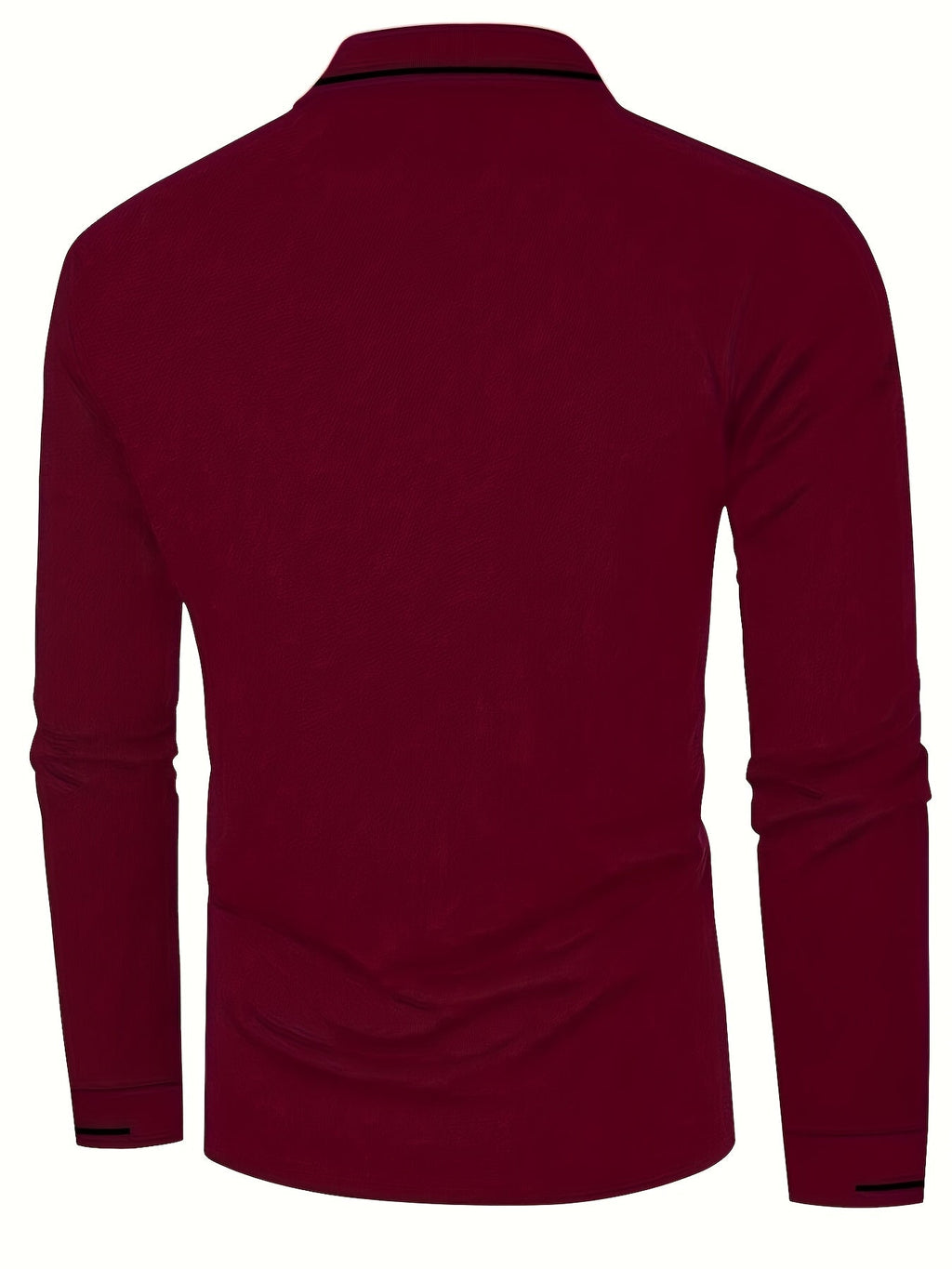 Emerson | Verfijnde Lange Mouwen Polo Shirt