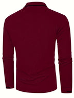 Emerson | Verfijnde Lange Mouwen Polo Shirt