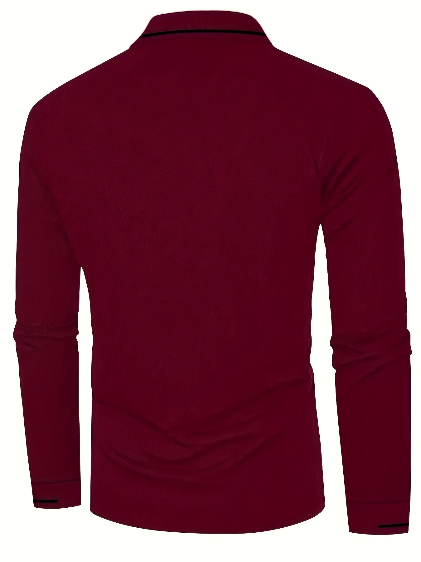 Emerson | Verfijnde Lange Mouwen Polo Shirt