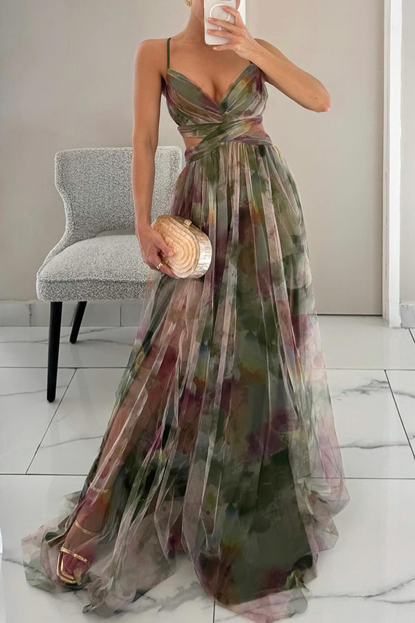Giselle | Elegante Vloeiende Maxi Jurk
