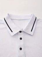Emerson | Verfijnde Lange Mouwen Polo Shirt