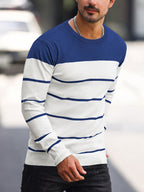 Bennington | Klassieke Gestreepte Crewneck Trui