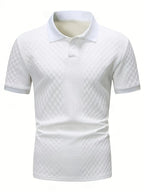 Sawyer | Textured Knit Polo Shirt