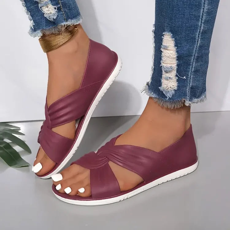 Delphine | Comfortabele Cross-Strap Sandalen