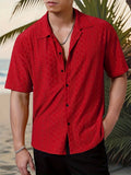Elias | Textured Camp-Collar Shirt