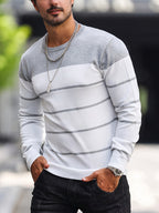 Bennington | Klassieke Gestreepte Crewneck Trui