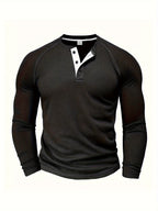Jasper | Klassieke Knopsluiting Henley
