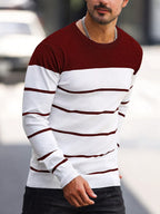 Bennington | Klassieke Gestreepte Crewneck Trui