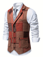 Trevor | Klassiek Haringbone Vest