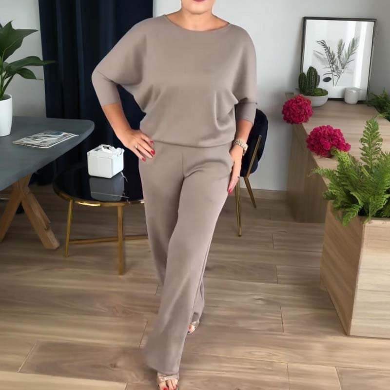 ROSEMARY | ELEGANTE DRIEDELIGE CARDIGAN, TOP & WIDE-LEG BROEKSET