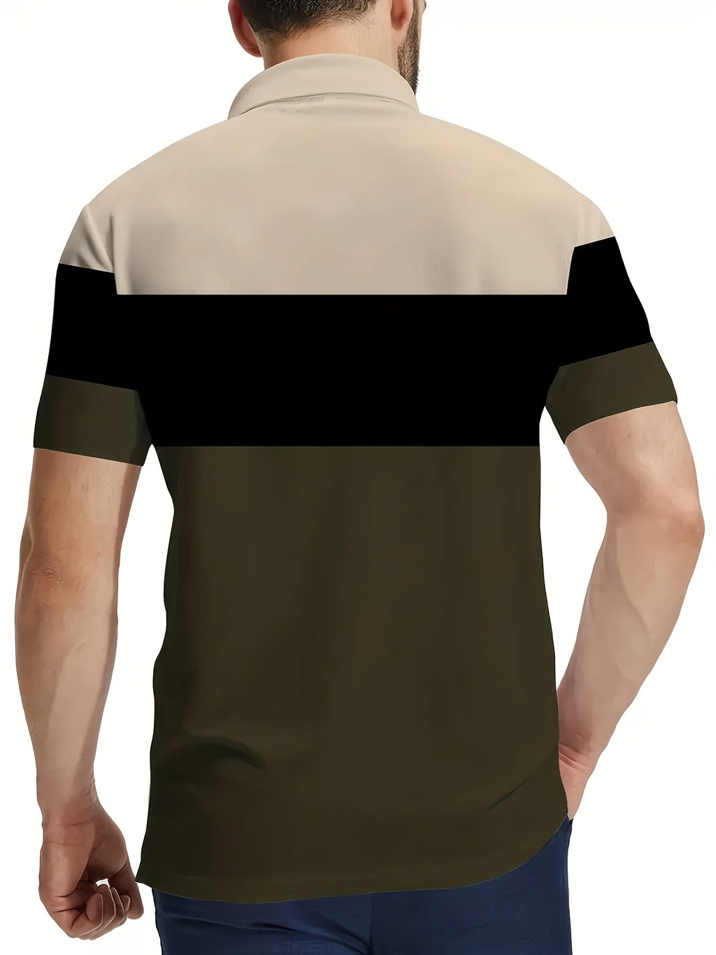 Theodore | Kleurblok Korte Mouwen Polo