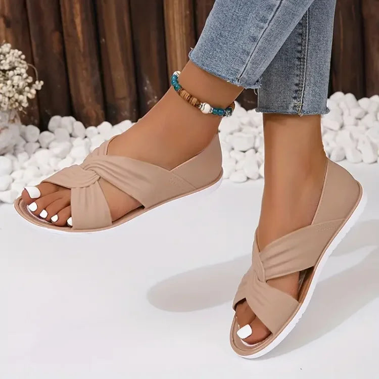 Delphine | Comfortabele Cross-Strap Sandalen