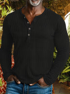 Wesley | Verfijnde Textuur Henley