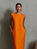 Maureen™ Midi-jurk met zakken