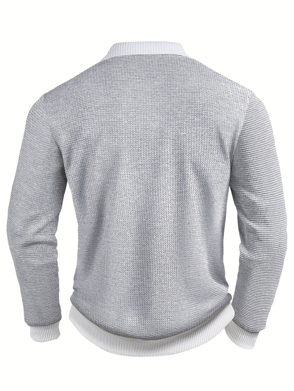 Donovan | Textured Longsleeve Polo Shirt