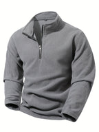 Foster | Staande Kraag Half-Zip Pullover