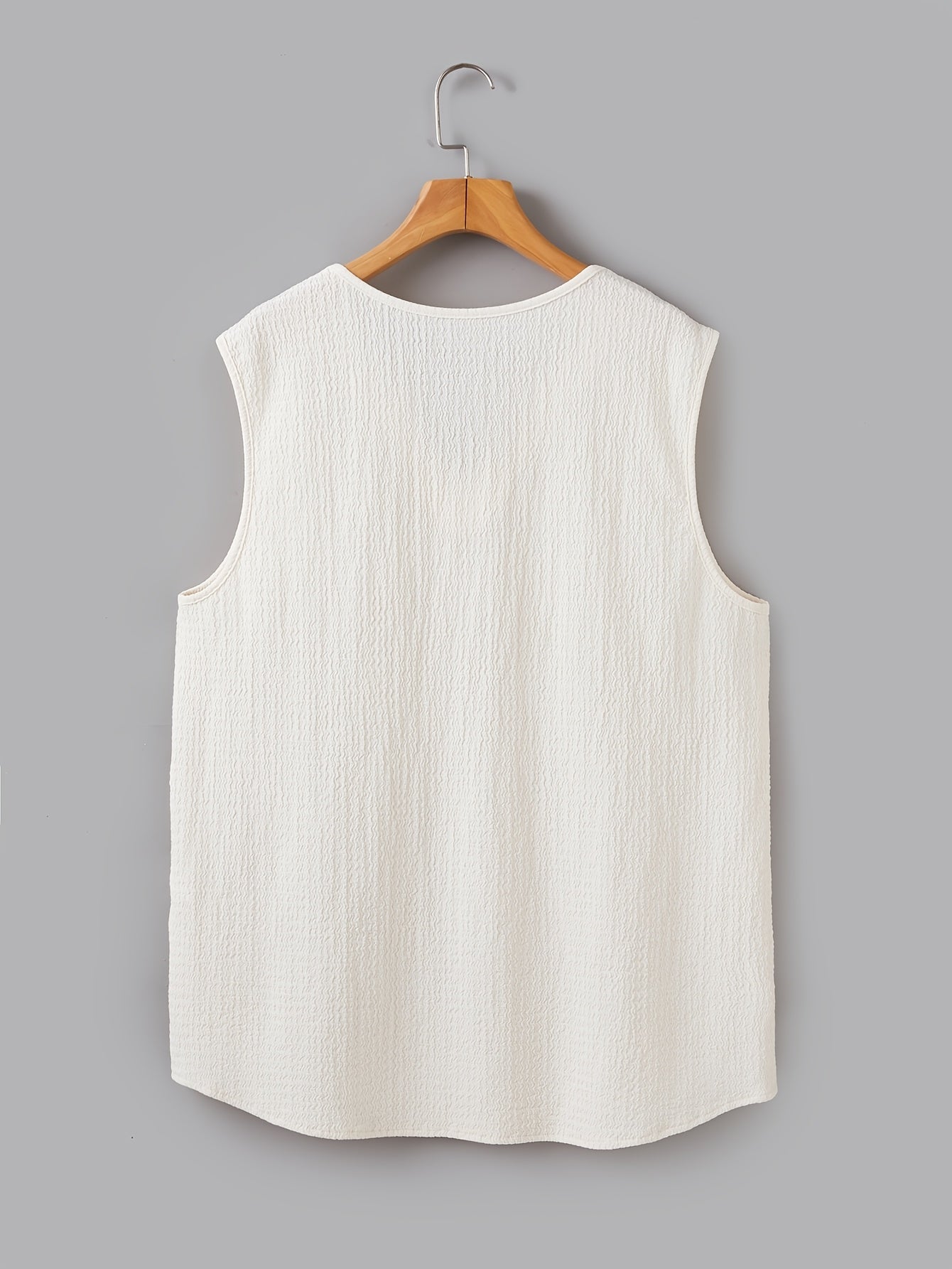 Damon | Ontspannen Split-Neck Tanktop