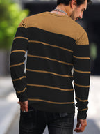 Bennington | Klassieke Gestreepte Crewneck Trui