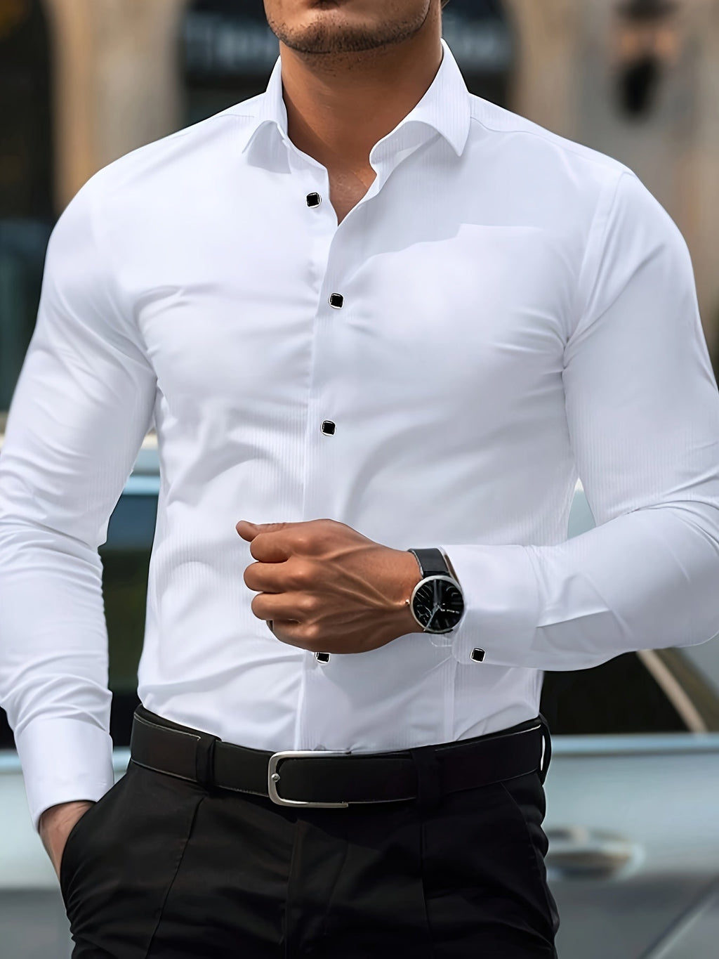 Quentin | Verfijnde Slim-Fit Overhemd