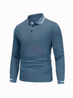 Emerson | Verfijnde Lange Mouwen Polo Shirt
