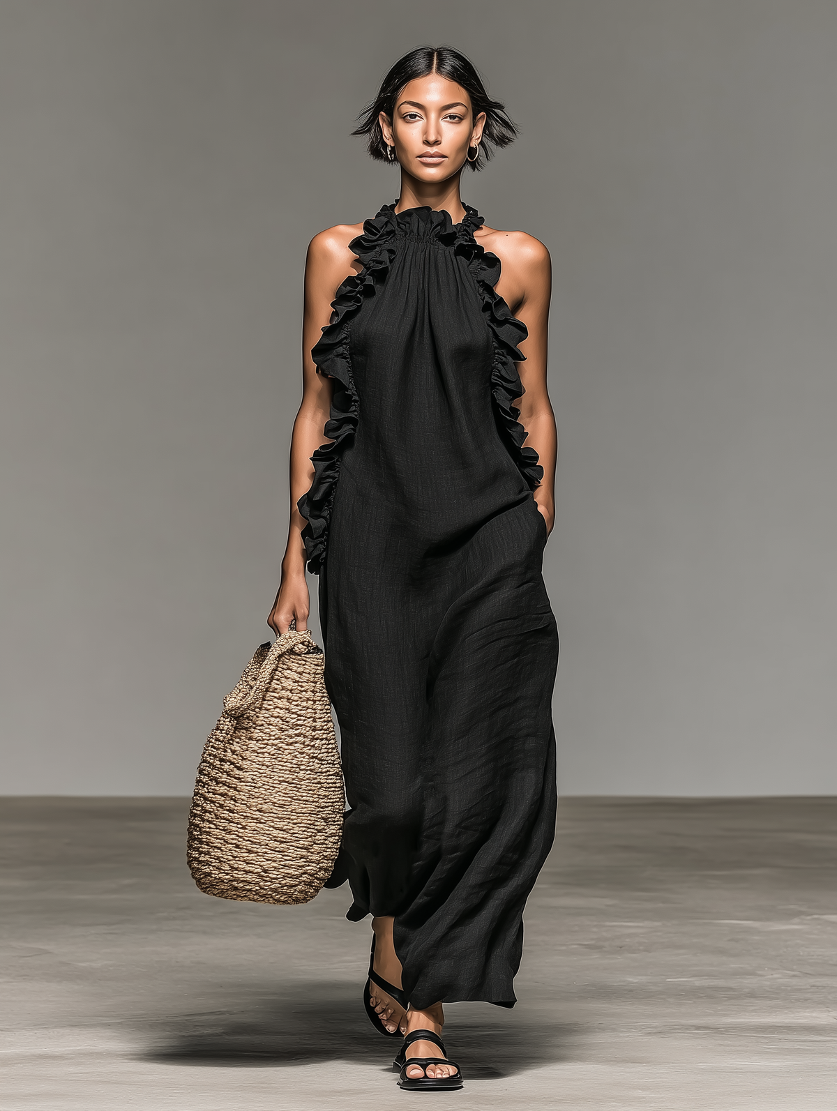 Gladys™ Maxi Jurk met zakken