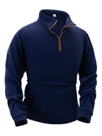 Russell | Halve-rits Stand-Kraag Pullover