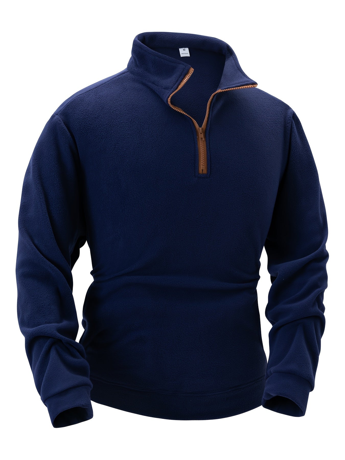 Russell | Halve-rits Stand-Kraag Pullover