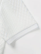 Sawyer | Textured Knit Polo Shirt
