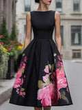Xandra™ Elegante Midi Jurk