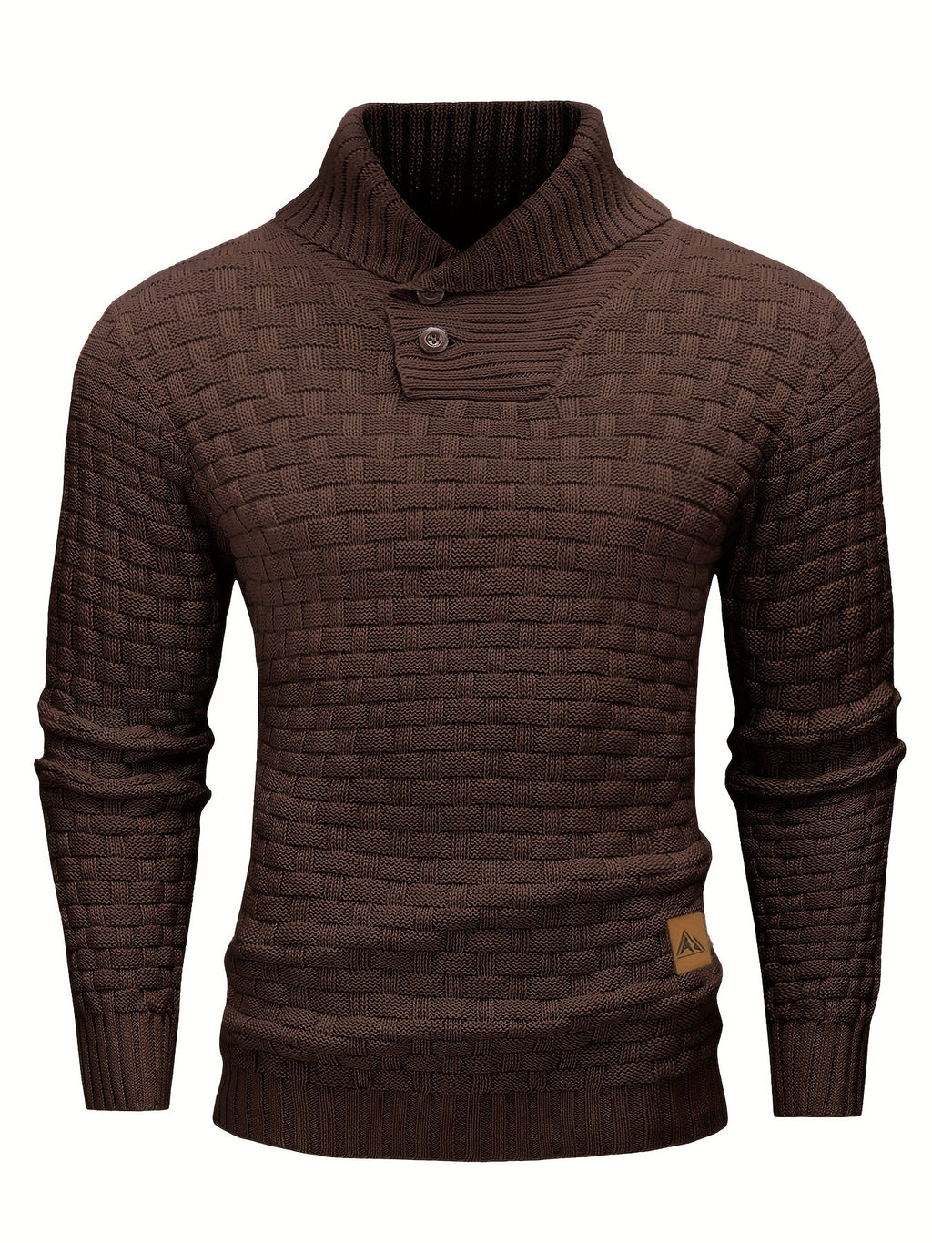 Malcolm | Textured Shawl-Collar Sweater