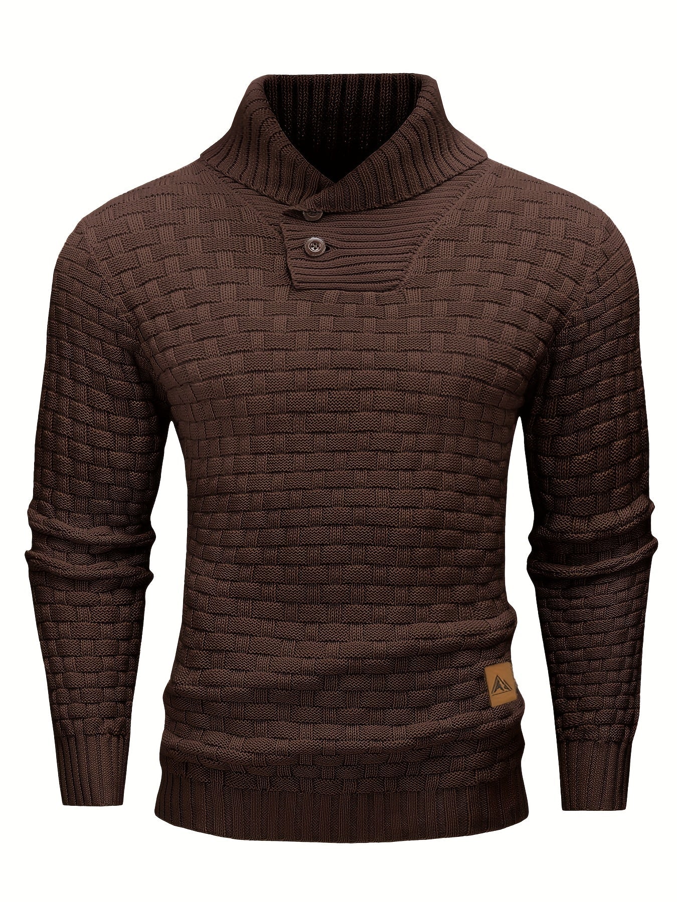 Malcolm | Textured Shawl-Collar Sweater
