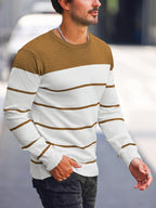 Bennington | Klassieke Gestreepte Crewneck Trui