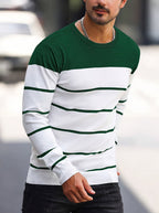 Bennington | Klassieke Gestreepte Crewneck Trui