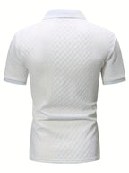 Sawyer | Textured Knit Polo Shirt
