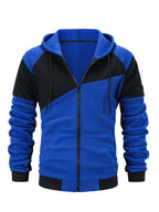 Carter | Kleurblok Rits-Op Hoodie Jacket