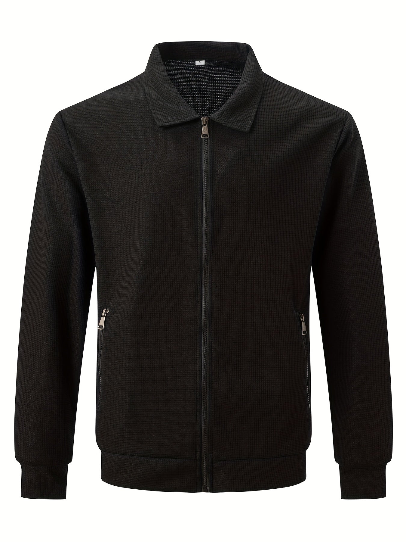 Charles | Textured Full-Zip Jacket