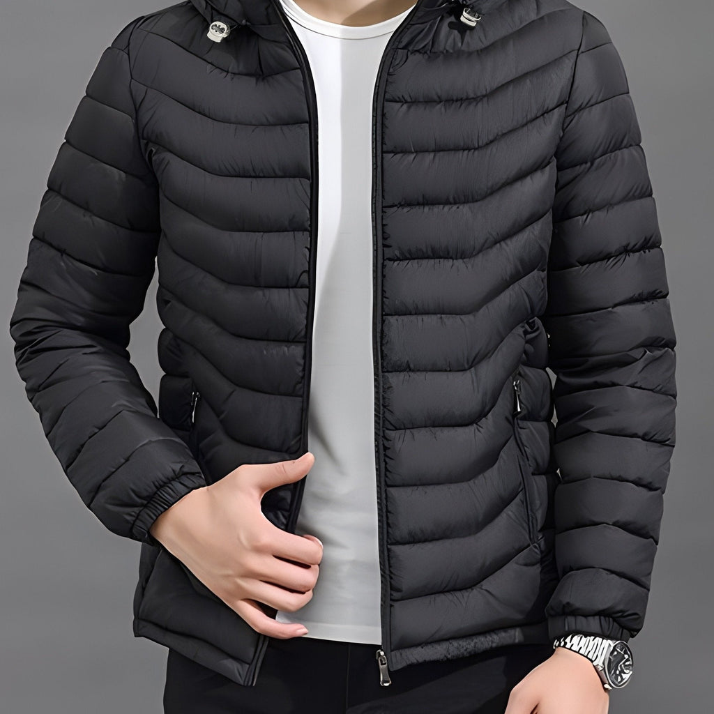Silas | Gewatteerde Puffer Jacket met Kap