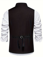Jasper | Schuin-Knoop Notch Lapel Vest