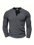 Jasper | Klassieke Knopsluiting Henley