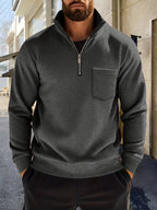 Donovan | Half-Zip Staande Kraag Pullover